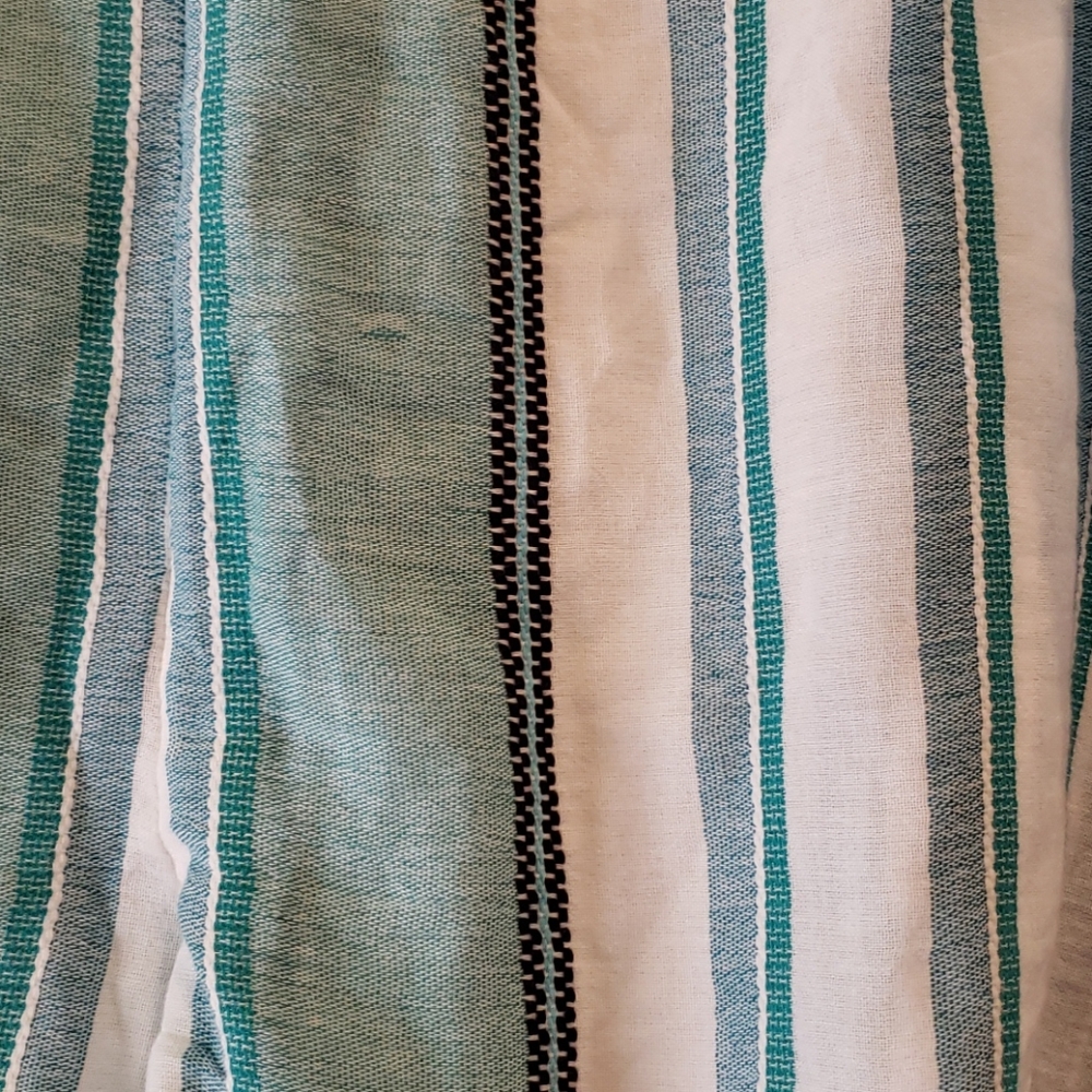 LOFT Beach Striped Frayed Drawstring Short XXL NEW - Picture 7 of 10